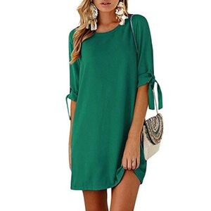 Kidsform 3/4 sleeve dress. SZ MED